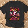 I Love Japan Folklore Nature & Culture Japan Graphic Tシャツ 高齢者への贈り物