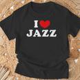 I Love Jazz 私は愛する Jazz Tシャツ 高齢者への贈り物