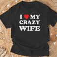 I Love My Crazy Wife Tシャツ 高齢者への贈り物