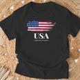 I Love Usa Cool Unitedtates Of America FlagUsa Tシャツ 高齢者への贈り物