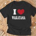 I Love Wakayama 和歌山が大好きです Tシャツ 高齢者への贈り物