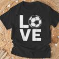 Loveoocer 愛を言うサッカー Tシャツ 高齢者への贈り物