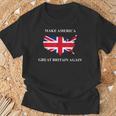 Make America Great Britain Again ドナルド・トランプ 面白いシャツ Tシャツ 高齢者への贈り物