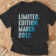 Marzo 2012 Año 2012 Cumpleaños 2012 Edición Limitada Camiseta unisex Regalos para ancianos