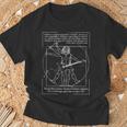 Metal I Death Metal I Heavy Metalitruvian Man Guitar Tシャツ 高齢者への贈り物