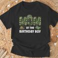 Mom Of The Birthday Boy Army Camouflage Birthday Party T-Shirt Gifts for Old Men