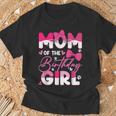 Mom Of The Birthday Girl Cat Kitty Family Matching T-Shirt Gifts for Old Men