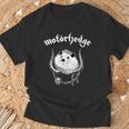 Motorhedge ヘビーメタル ハリネズミ ハリネズミ Tシャツ 高齢者への贈り物