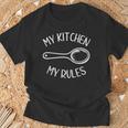 My Kitchen My Rules Foodie Chef Cookギフト メンズ レディース キッズ Tシャツ 高齢者への贈り物