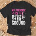 My Paradise Is 10 Feet Off The Ground 空中シルクエアリアリスト Tシャツ 高齢者への贈り物