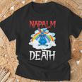 Napalm Death Rainbow Bunny ピンク ナパーム デスラビット Tシャツ 高齢者への贈り物