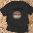 Nerdy Jupiter 天文学 科学惑星 太陽系 事実 B Tシャツ 高齢者への贈り物