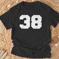 Number 38Ports Jersey Player 38 Fan Front Printarsity Tシャツ 高齢者への贈り物