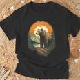 Oso Colorido Paisaje Bosqueidailvestre Animales Amantes Camiseta unisex Regalos para ancianos