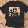Otakuhiba Inuamurai Noir Et Tan T-Shirt Cadeaux pour les vieillards