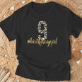 Outfit Zum 9 Geburtstag Für Mädchen Leopardenmuster T-Shirt Geschenke für alte Männer