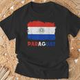 Paraguayan Pride Drapeau Paraguayen Avec Racines Paraguayennesintage T-Shirt Cadeaux pour les vieillards