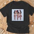 Pinup Girl 男性用 「Seeing Triple」 長袖tシャツ Tシャツ 高齢者への贈り物