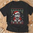Pull De Noël Moche Loup Pour Adultes Et Enfants T-Shirt Cadeaux pour les vieillards