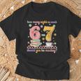 Reading 67 Teacher Six Seven Reading 6 7 Book Lover T-Shirt Gifts for Old Men