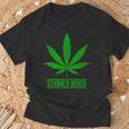 Stoner Bros マリファナ Cannabis Weed Tシャツ 高齢者への贈り物