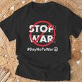 Stop Waray No To War Pleasetop Wars No War Tシャツ 高齢者への贈り物