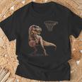 T Rex 恐竜 バスケットボール 面白い恐竜フープ Tシャツ 高齢者への贈り物