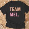 Team Mel 名前 Tシャツ 高齢者への贈り物