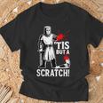 Tis But Acratch 面白い 中世の戦士 ユーモア 騎士 Tシャツ 高齢者への贈り物