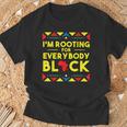 History I'm Rooting For Everybody ブラック アフリカ Tシャツ 高齢者への贈り物