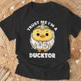 Trust Me I'm A Ducktor Duck Nurse 小児科医 Tシャツ 高齢者への贈り物