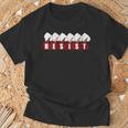 Uneervante Résiste À Une Manifestation Féministe T-Shirt Cadeaux pour les vieillards