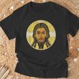 Vintage Christ Acheiropoietosainte Face De Jésus Orthodoxe T-Shirt Cadeaux pour les vieillards