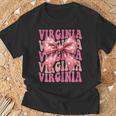 Virginia Arco De Coqueta Con Nombre Estético Para Es Y Niñas Camiseta unisex Regalos para ancianos