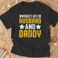 World's Best Husband And Daddy レトロ ヴィンテージ インスピレーション Tシャツ 高齢者への贈り物