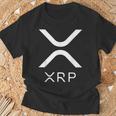 Xrp リップルアルトコイン暗号通貨支払いプロトコル通貨 Tシャツ 高齢者への贈り物