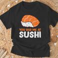 You Had Me At 寿司大好き サーモンにぎり サーモン寿司 Tシャツ 高齢者への贈り物