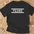 「Fujiko」ヘボン式「ふじこ」「フジコ」下の名前 ローマ字 名入れ 名乗り ラテン文字 綴り Tシャツ 高齢者への贈り物