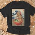 かわいい かわいい 日本人 ゲーマー 面白い ラーメン レトロ カピバラ Tシャツ 高齢者への贈り物