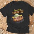 とんかつ かわいい 日本のとんかつ 日本 アニメ オタク お土産 長袖tシャツ Tシャツ 高齢者への贈り物
