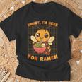 はちみつラーメン好き かわいい 食通アート 蜂 Tシャツ 高齢者への贈り物