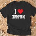 アイ・ラブ・シャンパン Tシャツ 高齢者への贈り物
