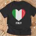 イタリア国旗シャツ Tシャツ 高齢者への贈り物