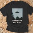 エイリアンufoアパレル「I Want To Believe」 Tシャツ 高齢者への贈り物