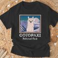 エクアドル山脈コトパクシ国立公園のかわいいラマ Tシャツ 高齢者への贈り物