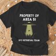 エリア51 シャツ Property Of Area 51 Ufo エイリアン 長袖tシャツ Tシャツ 高齢者への贈り物