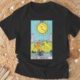 オリジナルのrider Waite Deckのムーンヴィンテージタロットカード。 長袖tシャツ Tシャツ 高齢者への贈り物