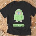 カカポ Kakapo『セルフィー』鳥【どうぶつフレンズ】動物 ゆるくて かわいい Tシャツ 高齢者への贈り物