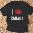 カナダ お土産 I Love Canada Tシャツ 高齢者への贈り物