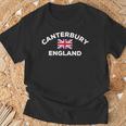 カンタベリー イギリス Uk イギリス シティ ユニオンジャック 旗 長袖tシャツ Tシャツ 高齢者への贈り物